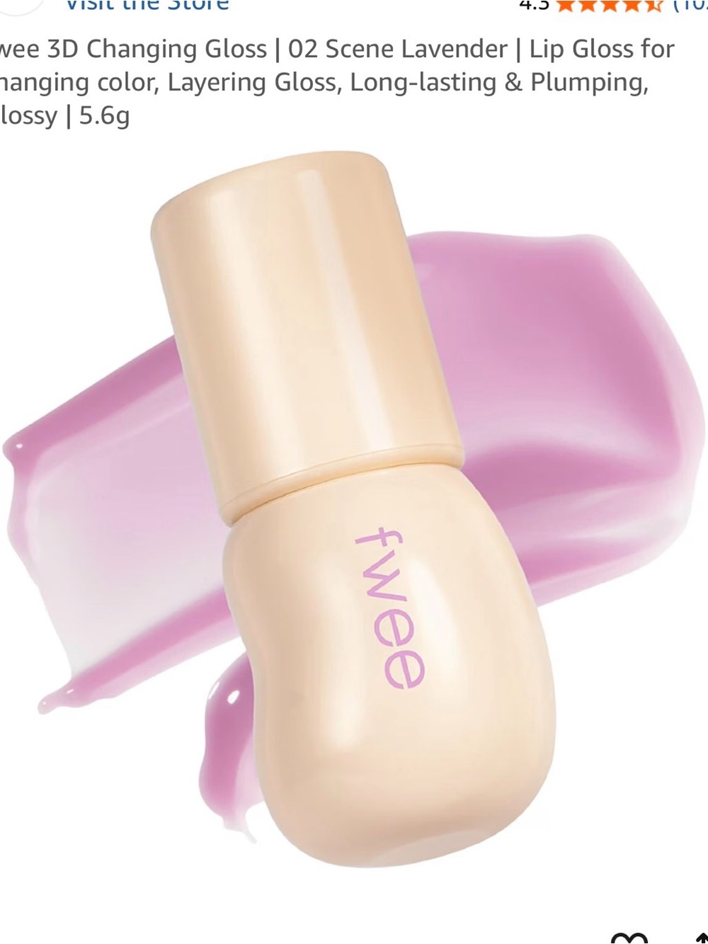 3D Color-Changing Lip Gloss — Lavender Pink